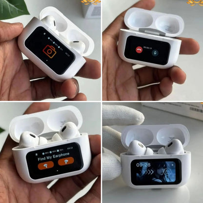 Bluetooth wireless earpod with display