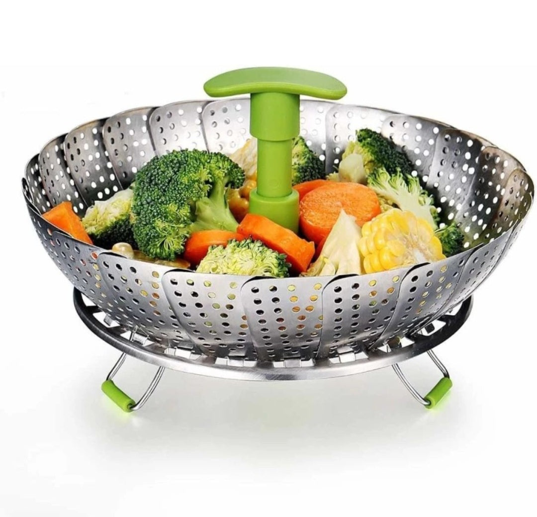 Adium Steam Basket, Safe Steam Rack Rustproof for Household for Dessert(Large) Brand: ADIUM