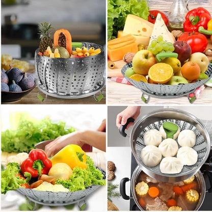 Adium Steam Basket, Safe Steam Rack Rustproof for Household for Dessert(Large) Brand: ADIUM