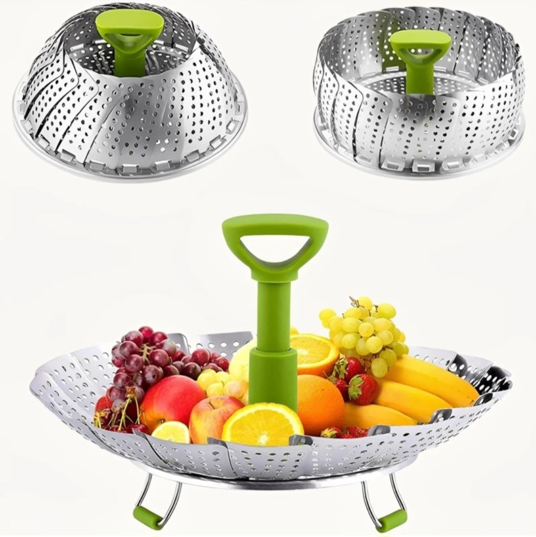 Adium Steam Basket, Safe Steam Rack Rustproof for Household for Dessert(Large) Brand: ADIUM